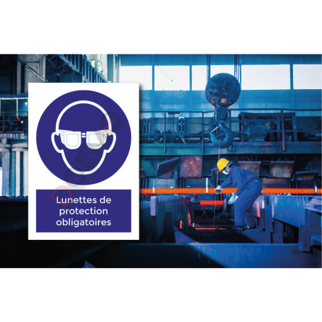 Lunettes de protection obligatoires