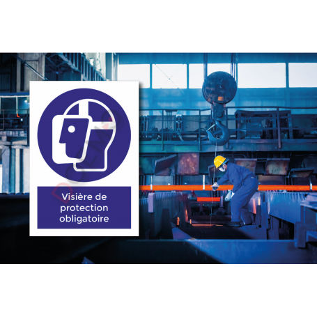 Visière de protection obligatoire