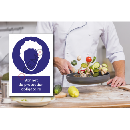 Bonnet de protection obligatoire