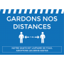 GARDONS NOS DISTANCES - A3 - VINYLE SOL ANTIDERAPANT